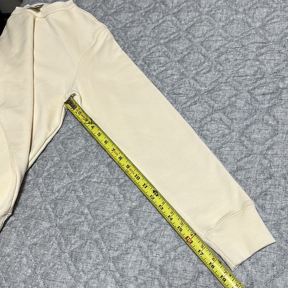 Zara men’s cream colored sweatshirt. Size small - Picture 6 of 6